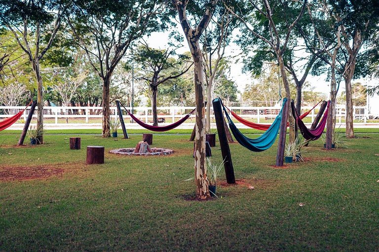 Fazenda, Paz, Descanso e Piscinas (com WiFi)