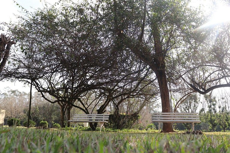 Casa em Fazenda com piscinas, natureza e Wi-Fi